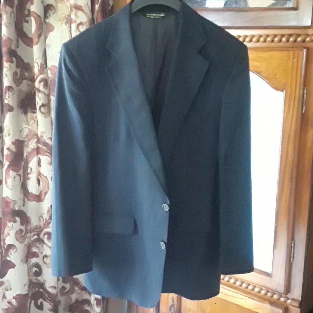 TAILORS ROW Pure wool Navy Pants Suit USA MADE